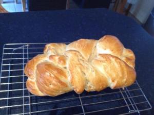 plaited bread
